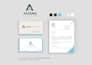 design premium visiting card and brand stationery